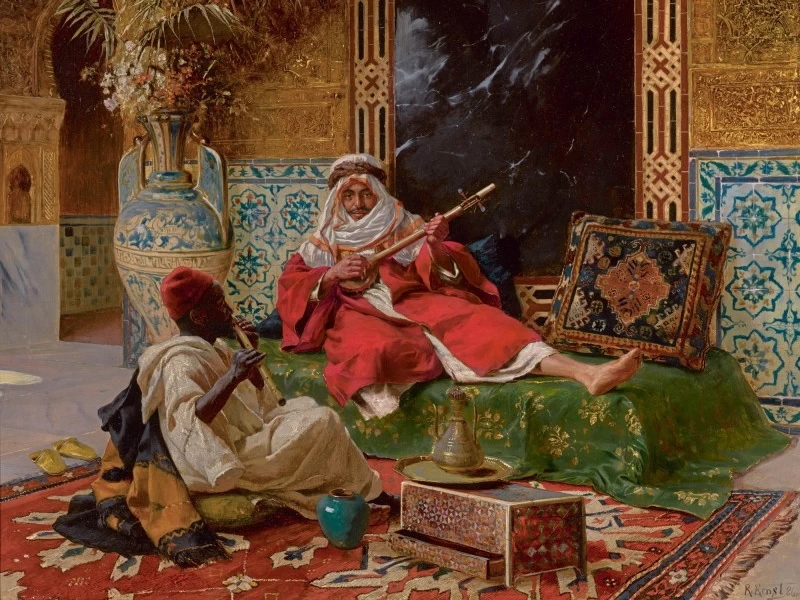 1854-Rudolf Ernst - I musicisti